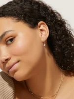 925 Silver Diamond Pear Pendant Set Birthday Gift - Image 4