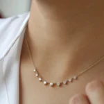 925 Silver Diamond Graduating Necklace