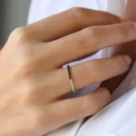 925 Silver Black & White Diamond Eternity Band - Image 4