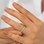 925 Silver Diamond Statement Cluster Ring - Image 4