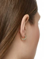 925 Silver Casey Hoops - Image 4