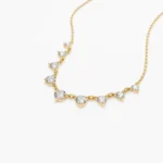 925 Silver Diamond Graduating Necklace - Image 2