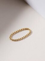 925 Sterling Silver Ball Chain Ring - Image 6