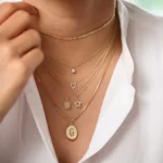 925 Silver Tiny Diamond Heart Necklace - Image 6