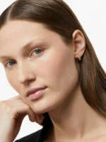 925 Silver Casey Hoops - Image 3