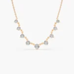 925 Silver Diamond Graduating Necklace - Image 6