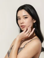 925 Silver Lille Green Ring - Image 3