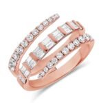 925 Silver Triple Open Diamond Wrap Ring - Image 6