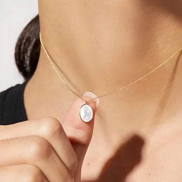 925 Sterling Silver Mother Of Pearl Pendant