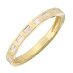 925 Silver Segment Baguette Band