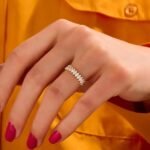 925 Silver Half Eternity Marquise Diamond Ring