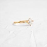925 Silver 0.5ct. Oval Cut Diamond Engagement Ring - Image 3