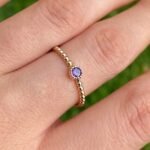 925 Silver Mini Ball Solo Ring - Image 2