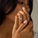 925 Silver 1CT Round Cut Diamond Engagement Ring - Image 5