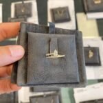 925 Silver Diamond Half Band Pave Ring - Image 2